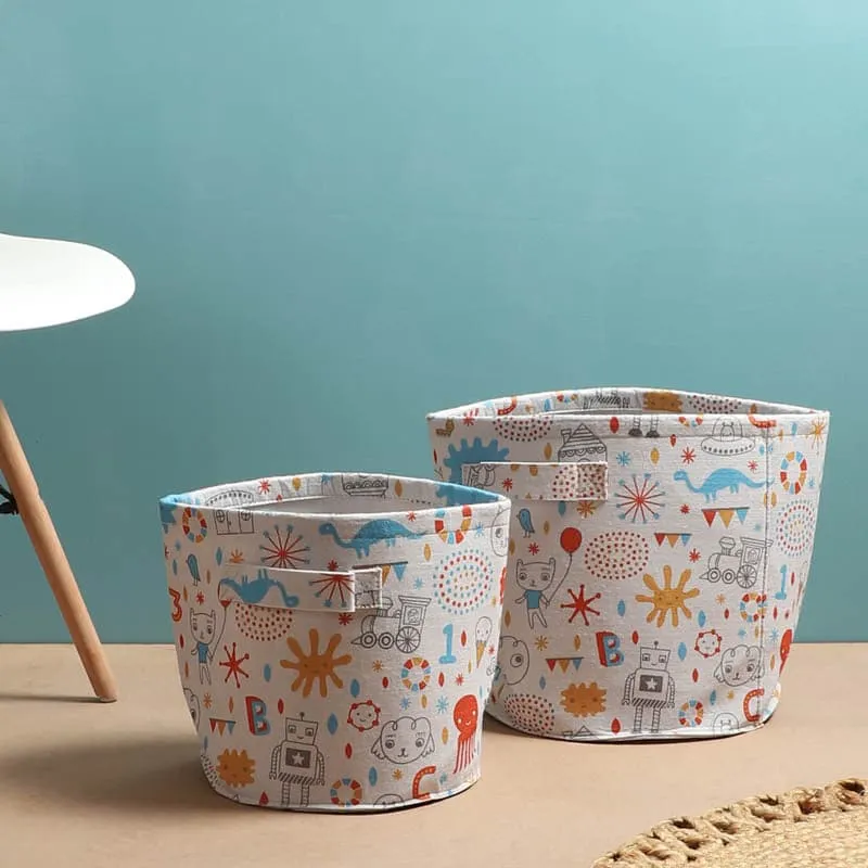 Clear Calm Laundry Basket - Set Of Two media 1