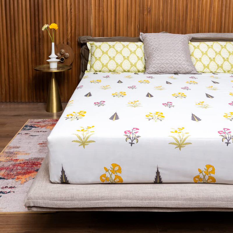 Urban Space Bageecha Cotton Bedsheet - 200 TC media 4