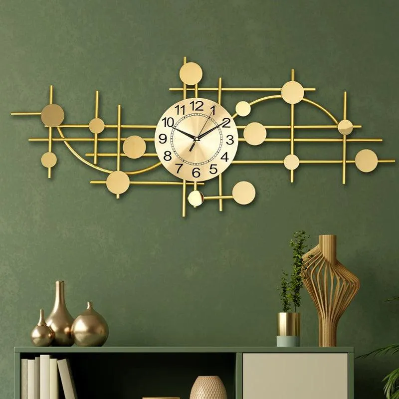 Helios Elite Metal Analog Wall clock media 1
