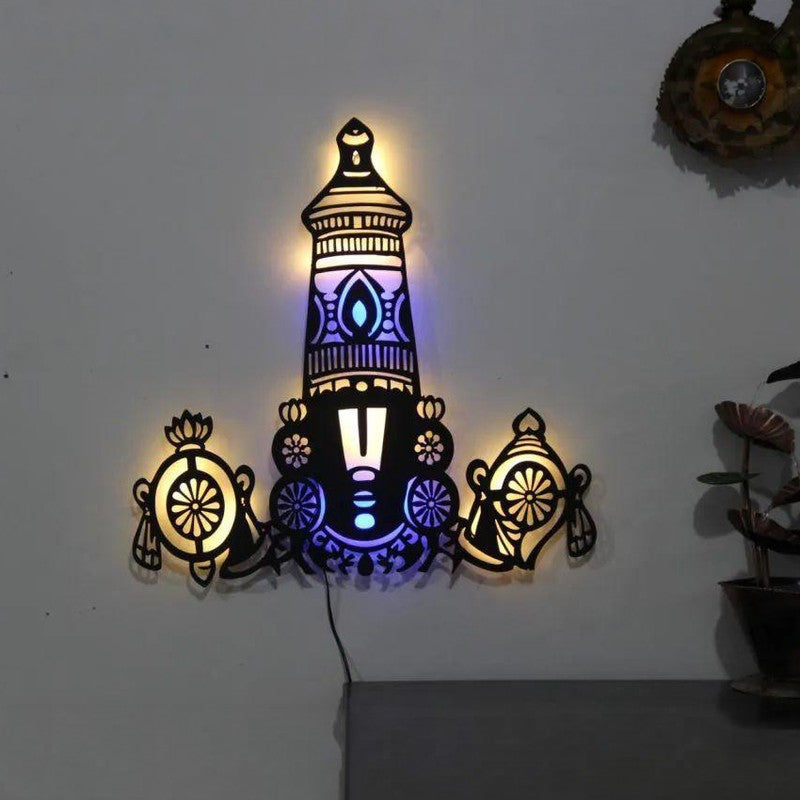 Balaji LED Namam Iron Wall Accent media 4