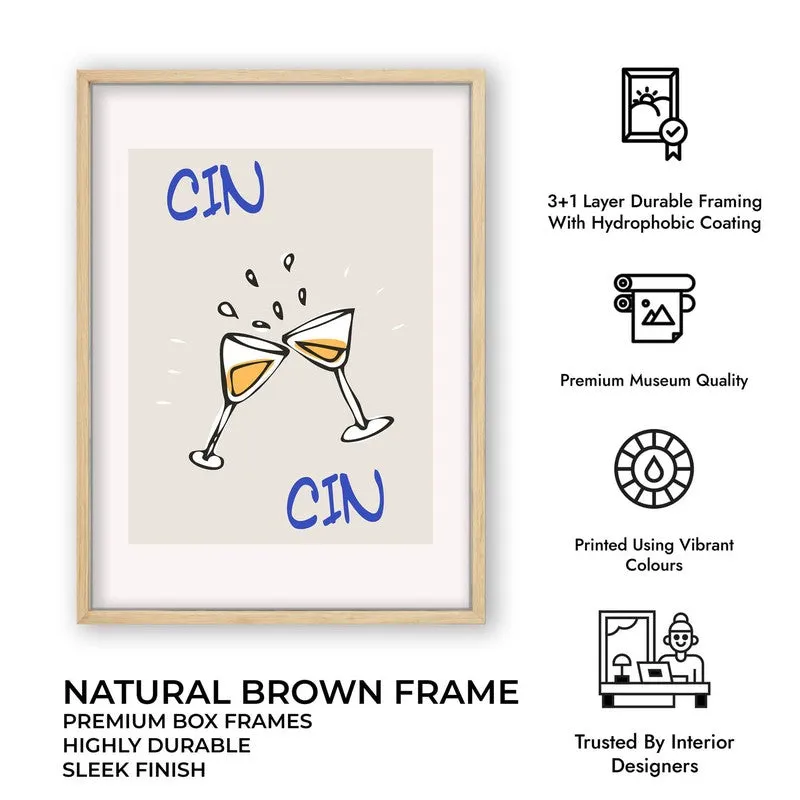 Scarlet Sips Archival Canvas Wall Art - Brown media 11