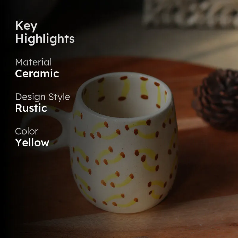 Manuele Ceramic Coffee Ceramic Coffee Mug (250 mL) media 2