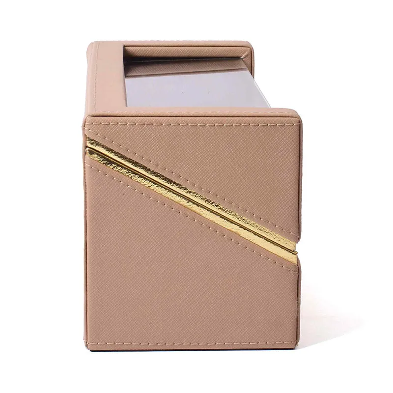 Ceastra Faux Leather Storage Box - Beige media 4
