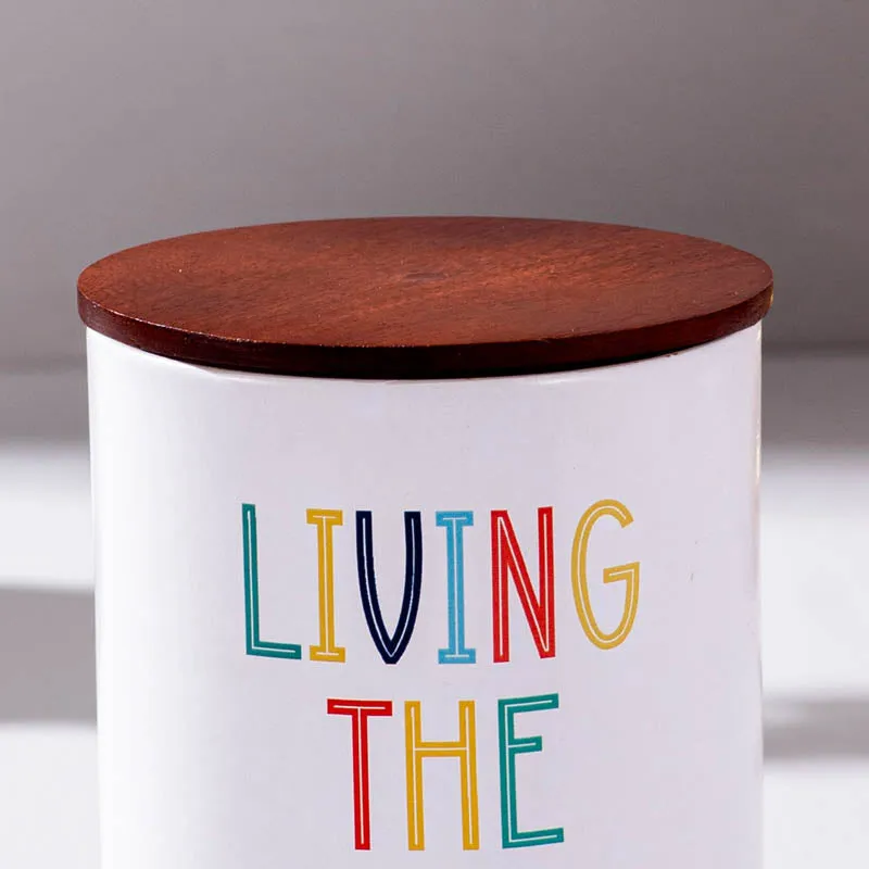 Living The Good Life Storage Jar media 7