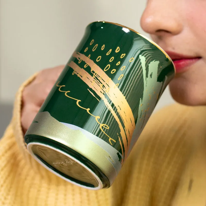 Alessi Ceramic Coffee Mug (250 mL/Green) - Two Piece Set media 4