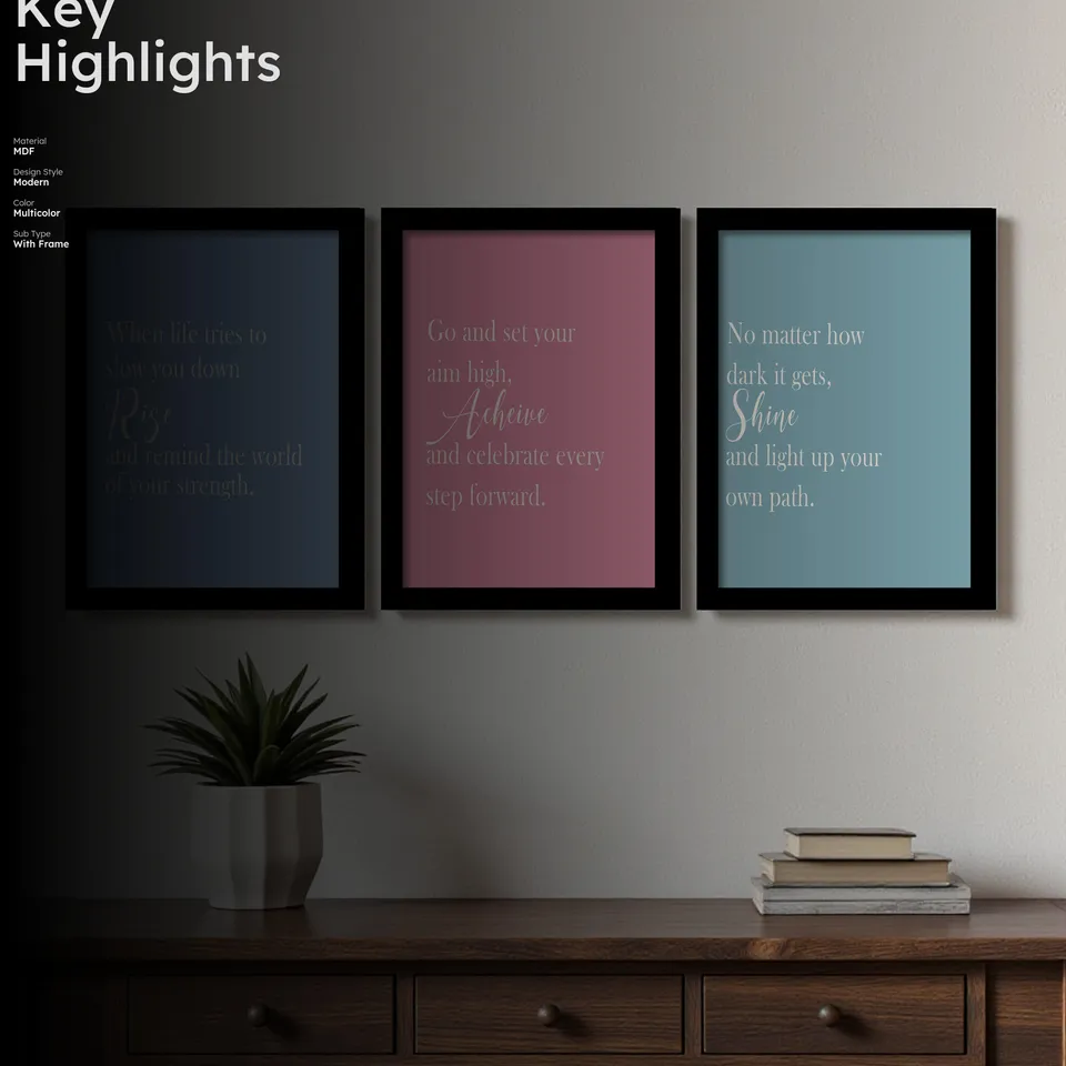 Mindful Moments Wall Art - Set Of Three media 2