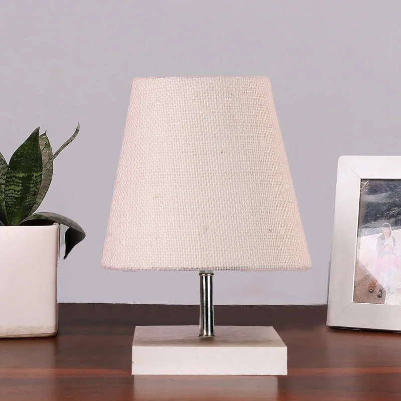 Alsa Jute Table Lamp - White media 3