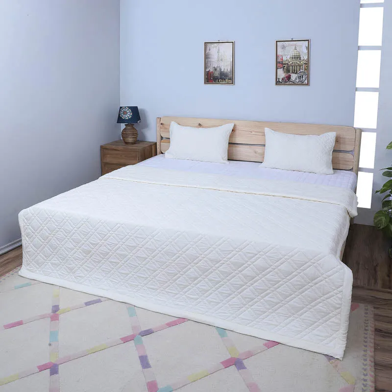 Jisha Microfiber Bedcover - White media 3