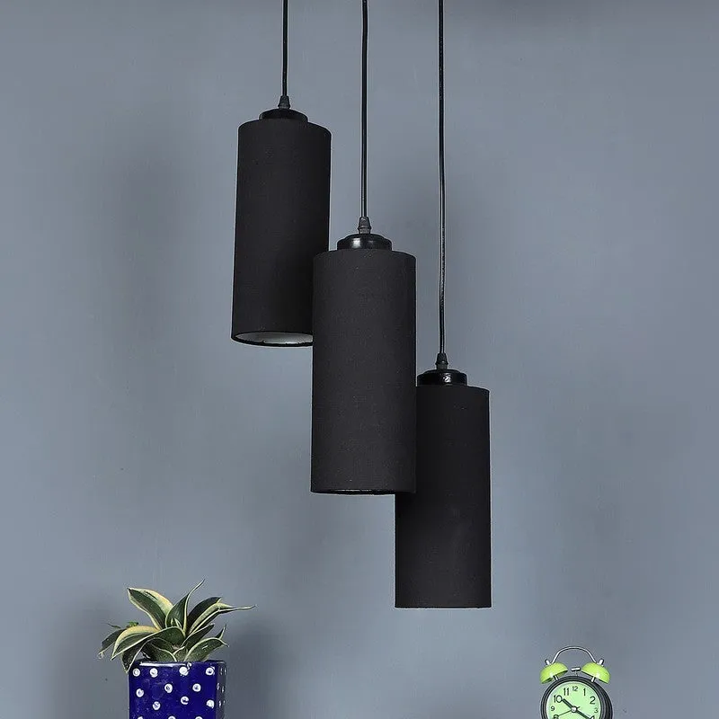 Glowspire Triple Metal Ceiling Lamp - Black media 3