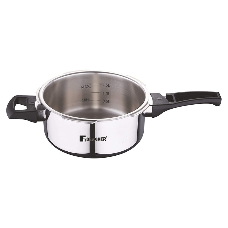 Bergner Argent Triply Pressure Cooker With Outer Lid - 2500 mL media 4