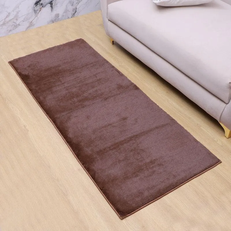 Ileva Anti Skid Runner Rug - Brown media 1