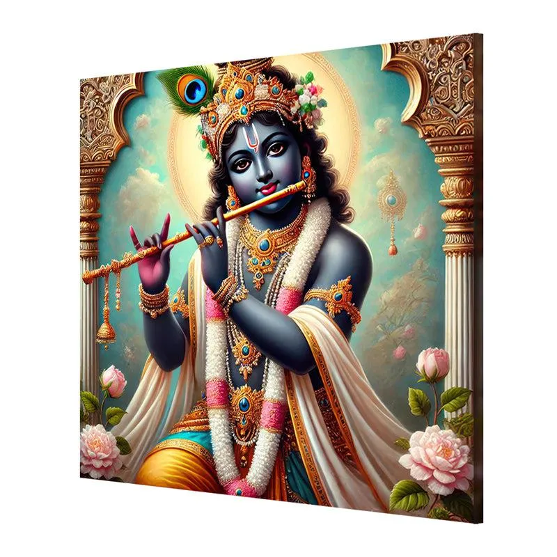 Yashoda Nanda Wall Painting media 5