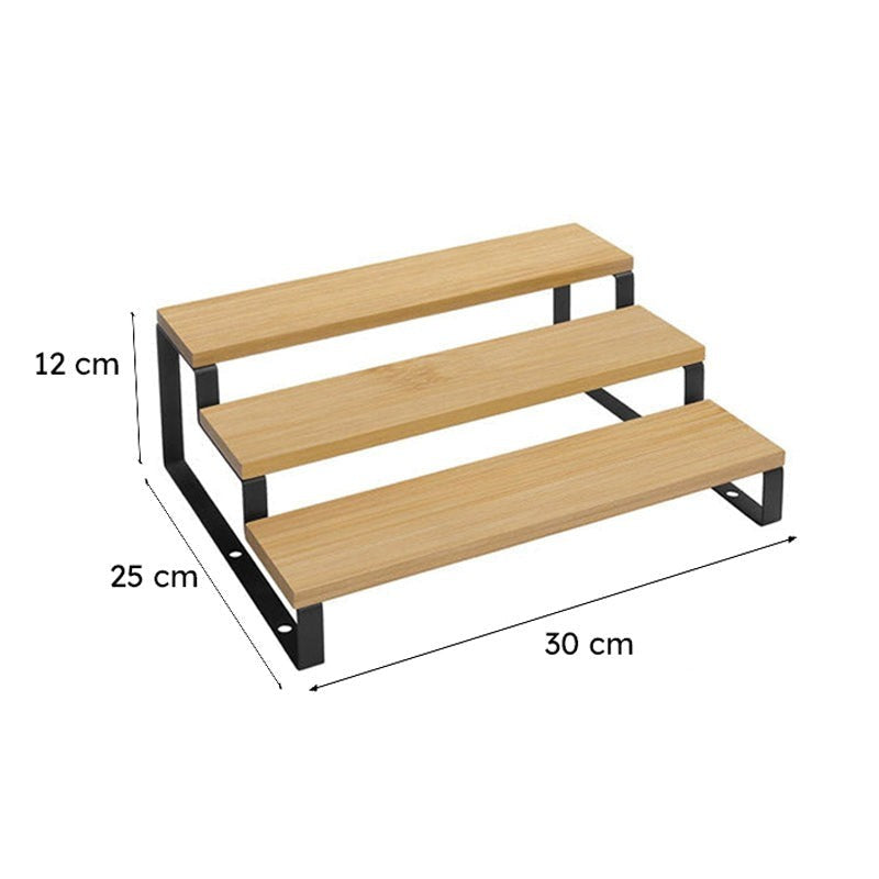 Stacko Carbon Steel Adjustable Multi-Tier Rack (Black) - Set Of Two media 9