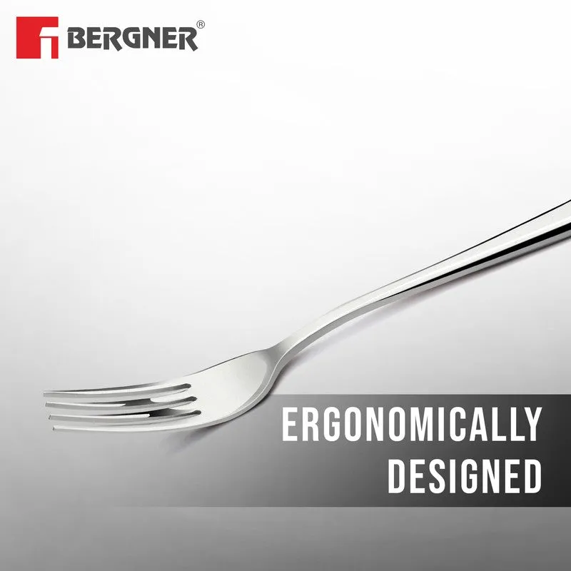 Lucia Stainless Steel Dinner Fork - Set of Six media 8