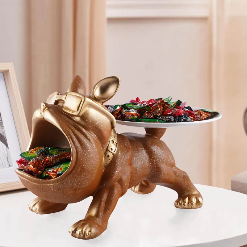The Posh Pup Painted Polyresin Show Piece - Brown media 1
