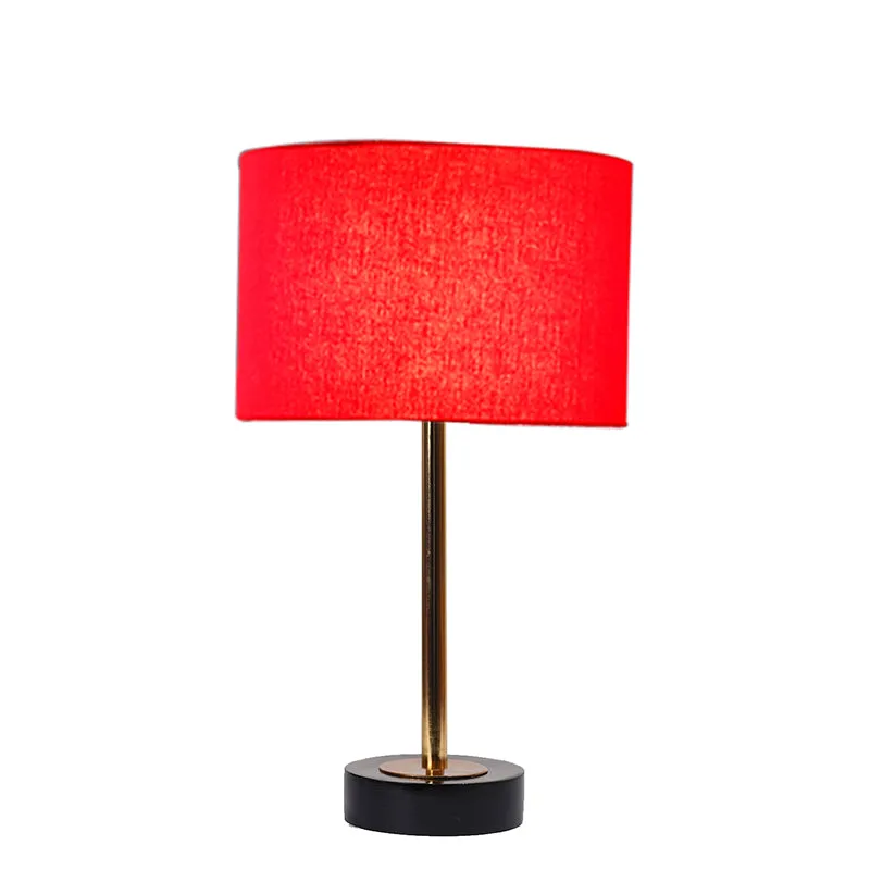 Cotin I Rodin Wooden Table Lamp - Red,Gold,Black media 4