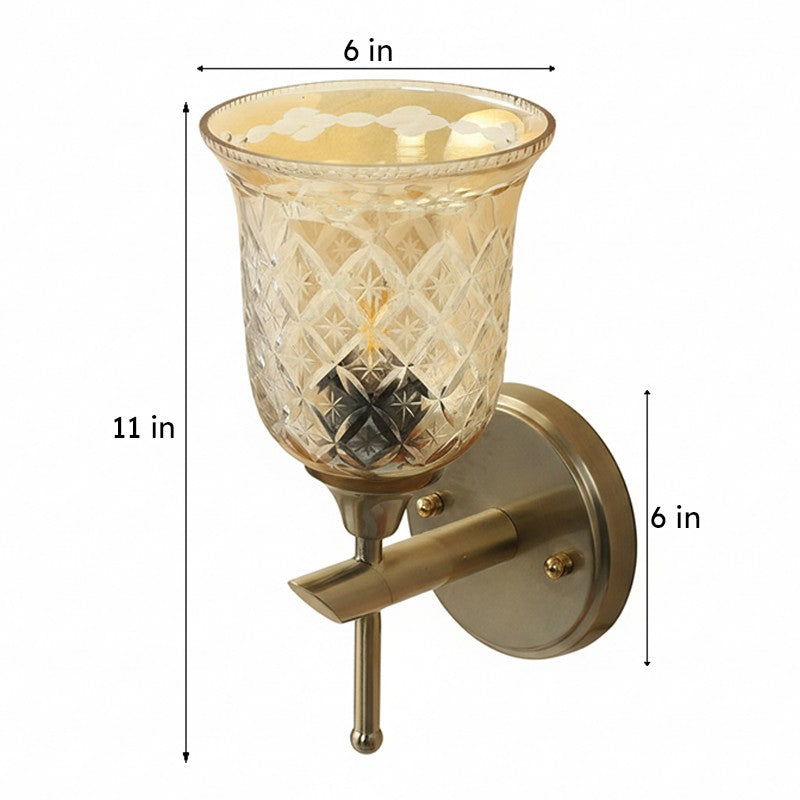 Elyra Elegant Glass Wall Lamp media 9
