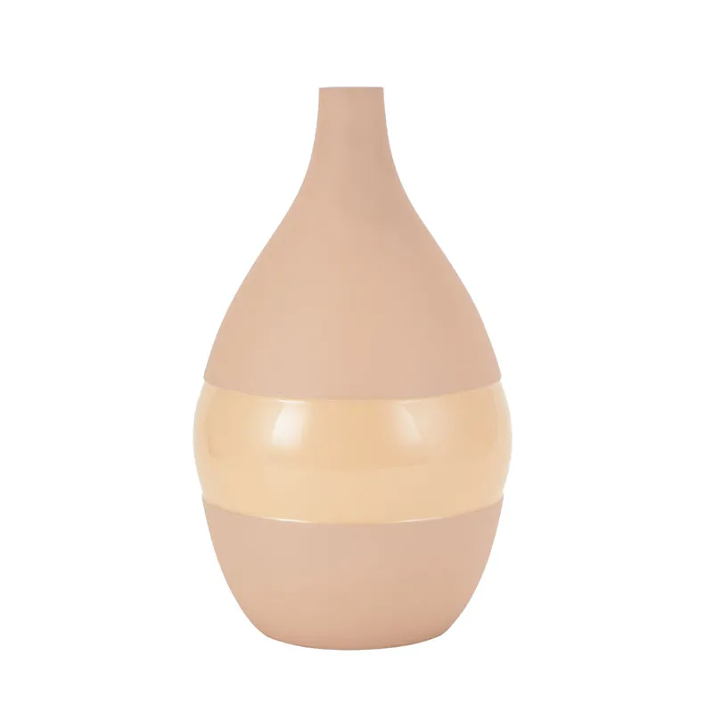 Yato Enamel Vase (Beige) - Large media 3