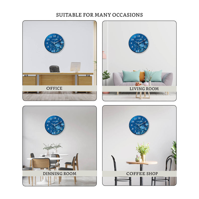 Jabil Sweep Silent Wall Clock media 9