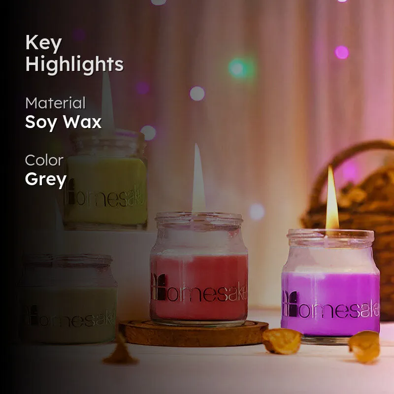 Cenote Scented Candle (Lavender & Lemongrass) - Set Of Four media 2