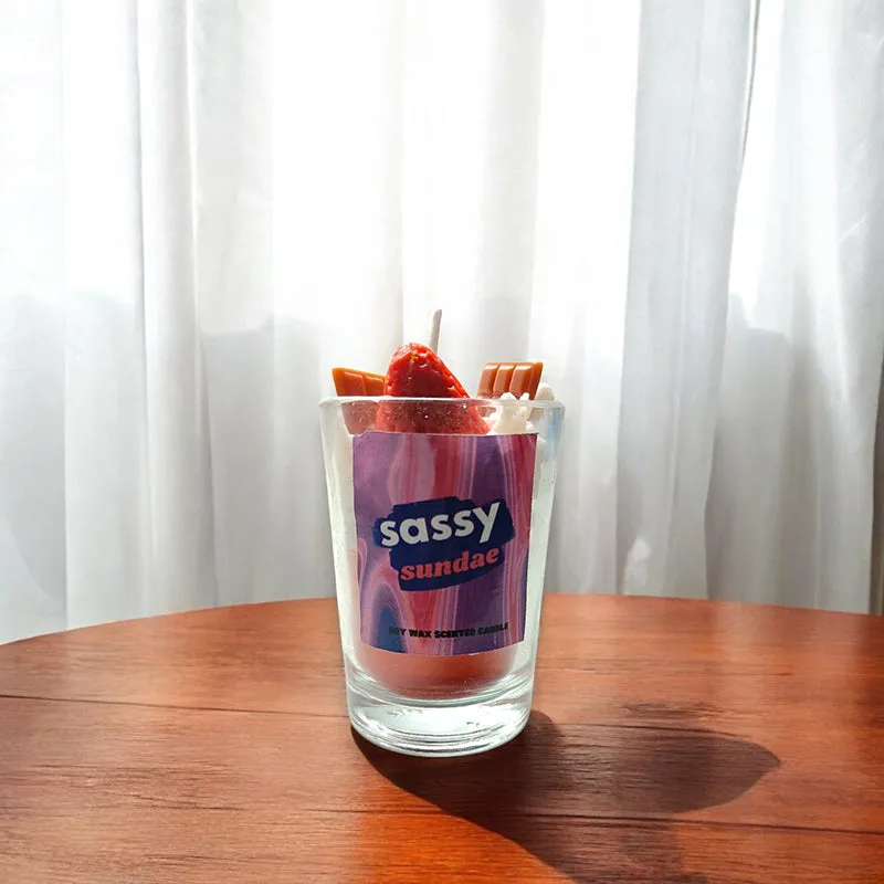 Berry Dreams Strawberry & Chocolate Scented Soy Wax Candle media 4