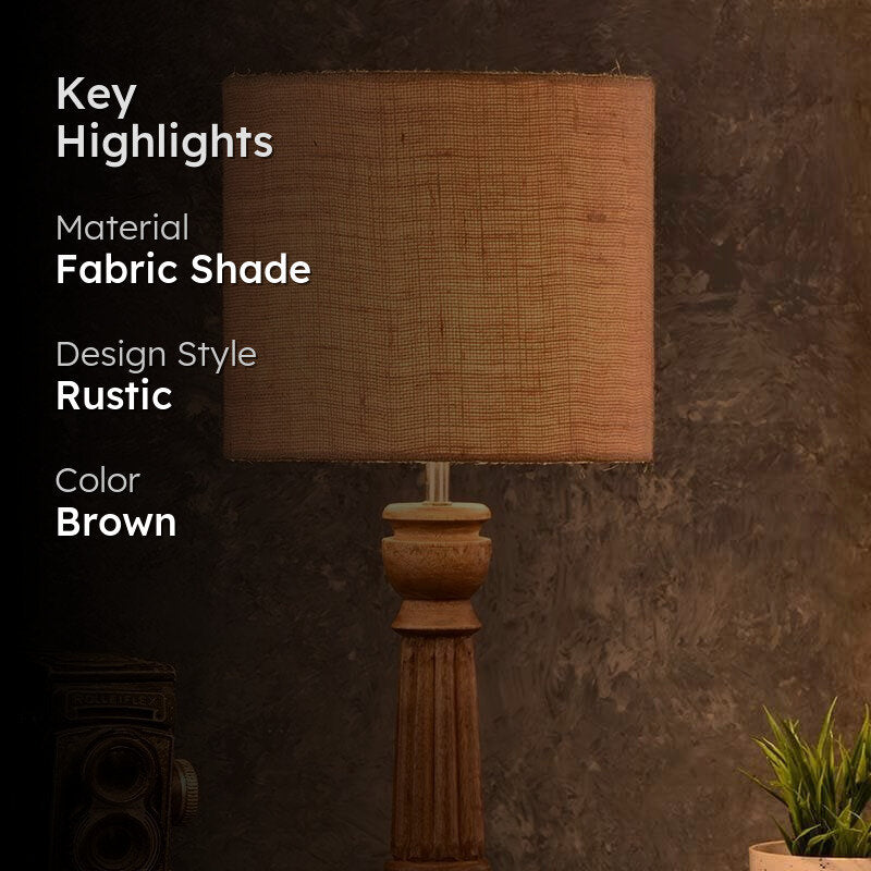 Laze N Lounge Fabric Table Lamp media 2