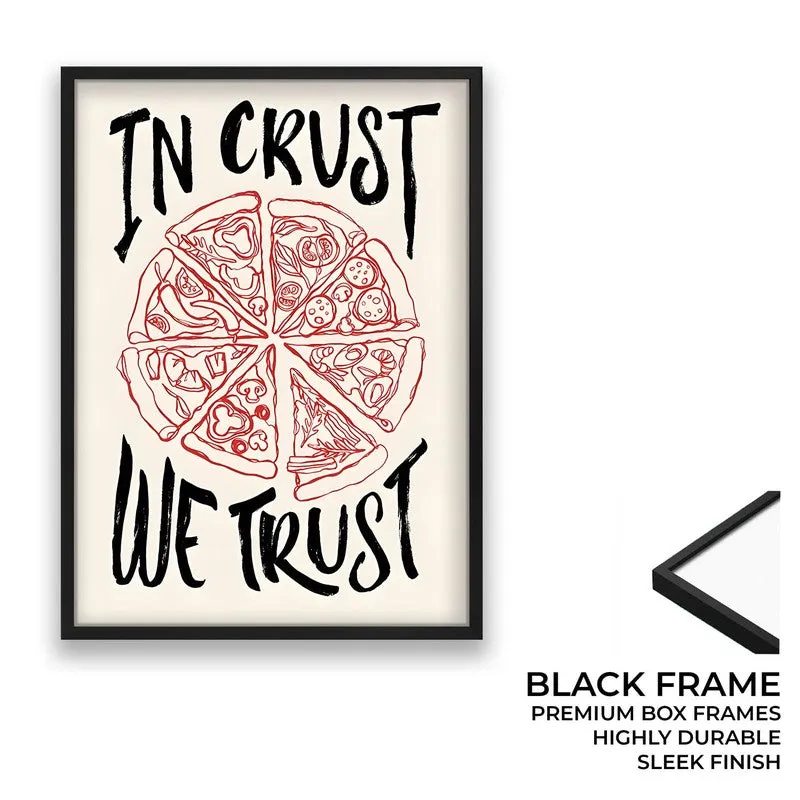 Crust Trust Archival Canvas Wall Art - Black media 8