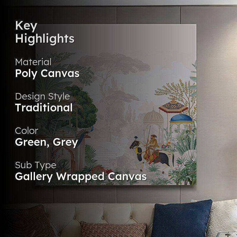 Cavalryman Poly Canvas Wall Painting media 2