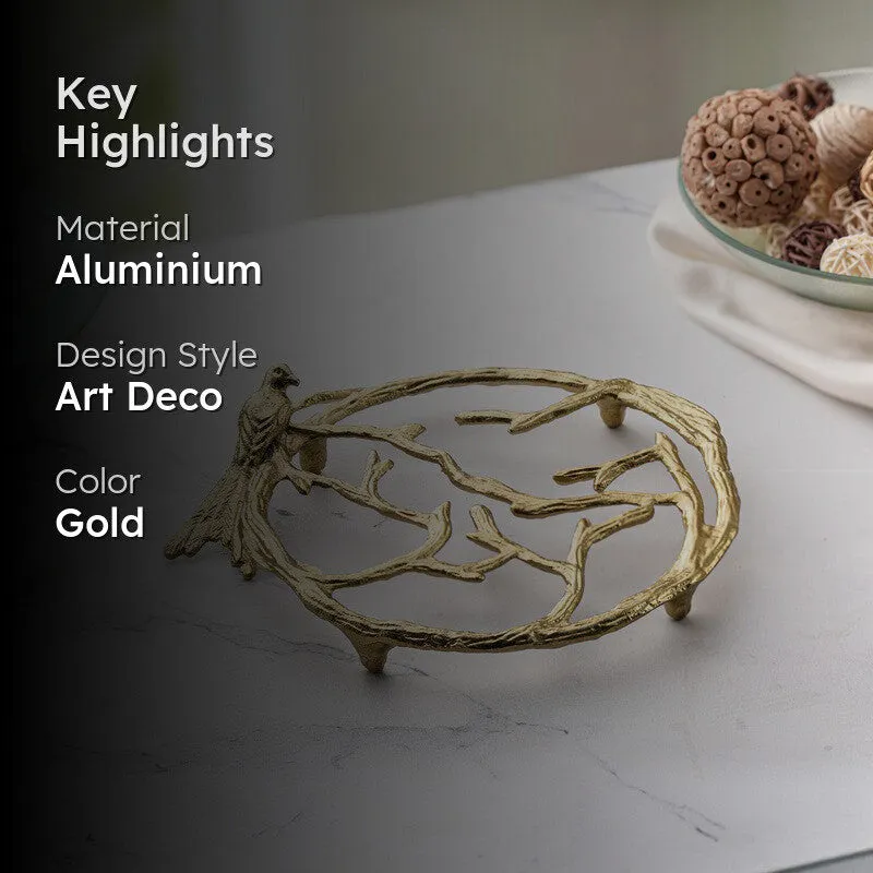 Flight Of Gold Trivet media 2