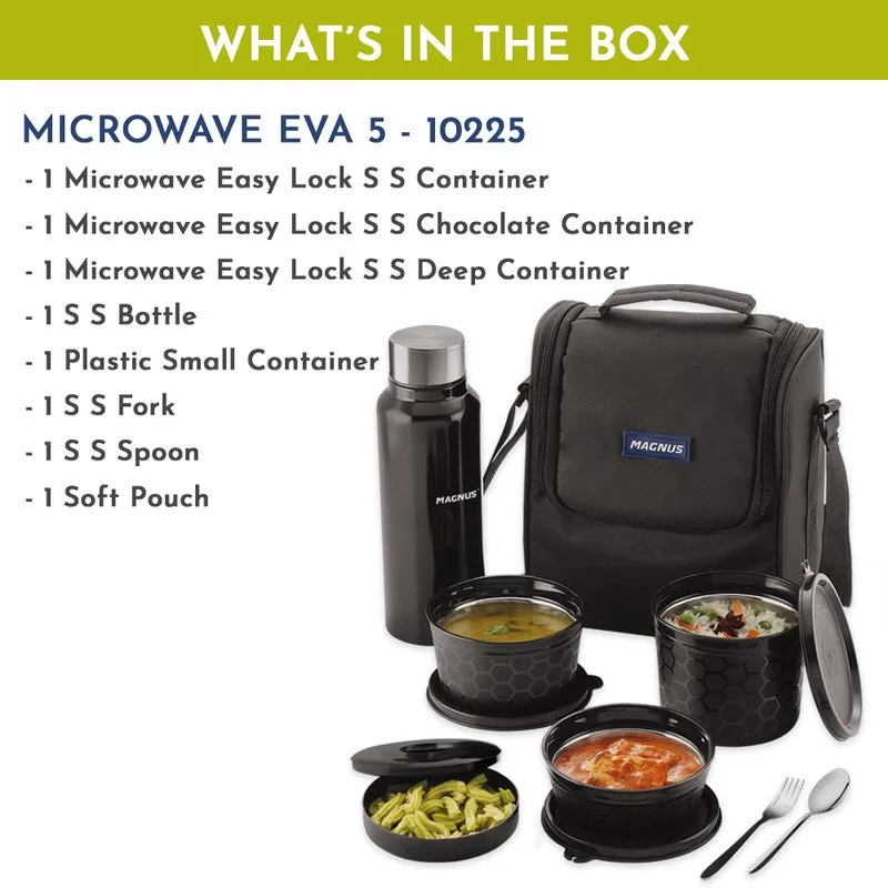 Nexa Urban Lunch Box with Lunch Bag - Five Piece Set media 5