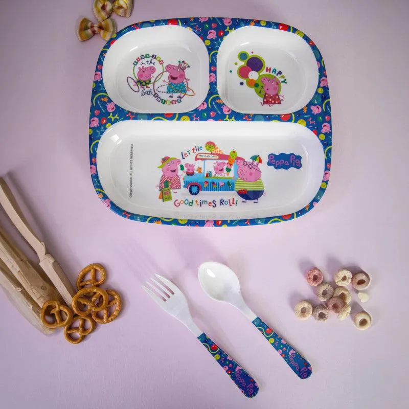 Servewell Peppa Pig Party Kids Dining Set - Five Piece Set media 1