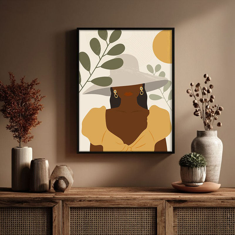 Unbreakable Bloom Wall Art - Black Frame media 3