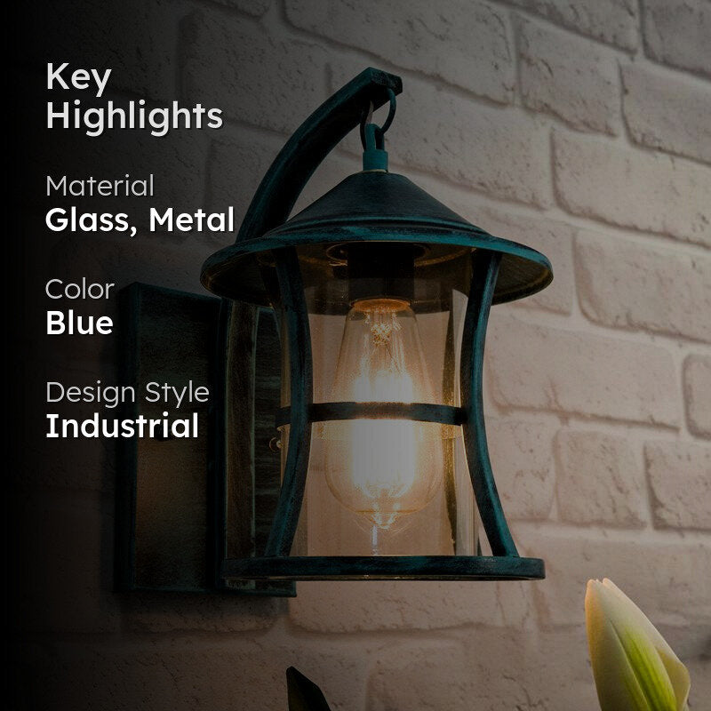 Darbar Lantern Glass & Metal Lamp media 2