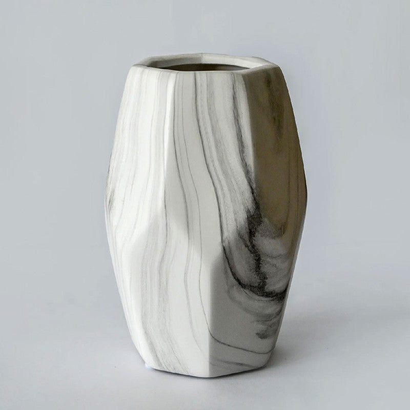 Marble Flow Contemporary Vase media 4