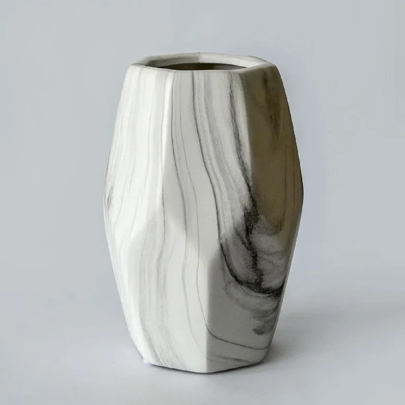 Marble Flow Contemporary Vase media 4