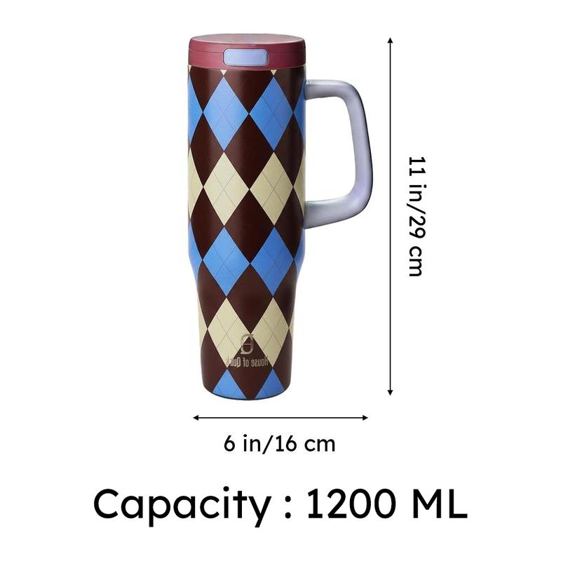 Argyle Luxe Stainless Steel Tumbler - 1200 ML media 13