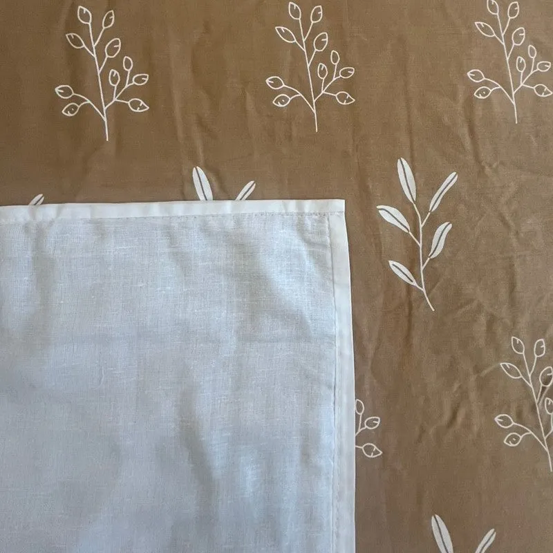 Dreamnest  Floral Cotton Comforter (Orange) - 300 GSM media 4