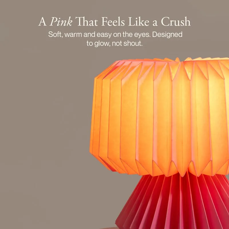 Fig Living Ori Mini Paper Table Lamp - Pink media 3