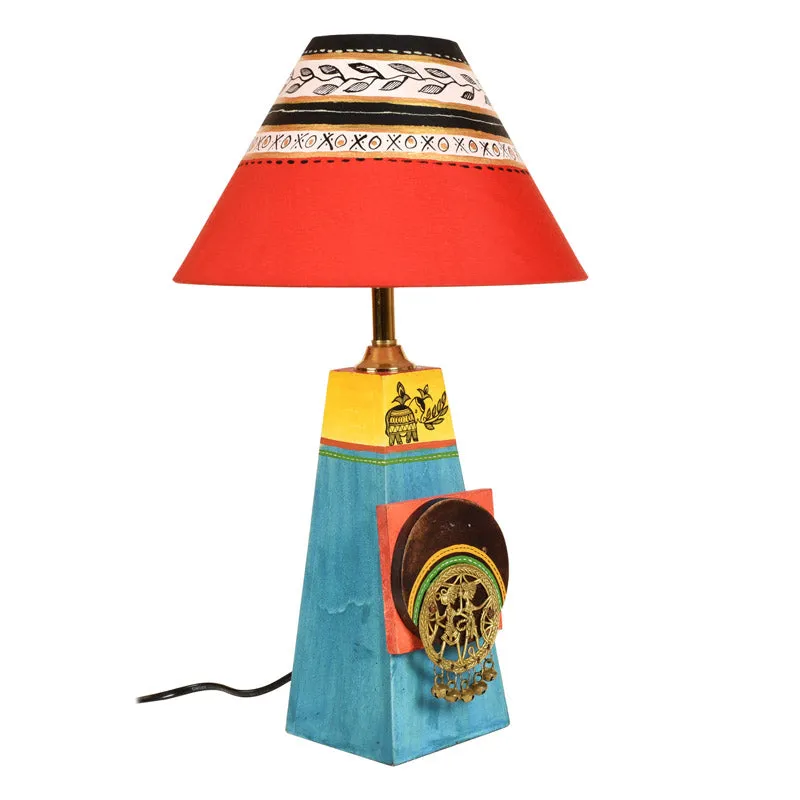 Yumi Wooden Table Lamp - Multicolor media 3
