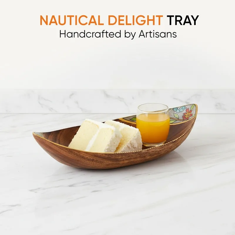 Khaas Thal Wood Platter - 4