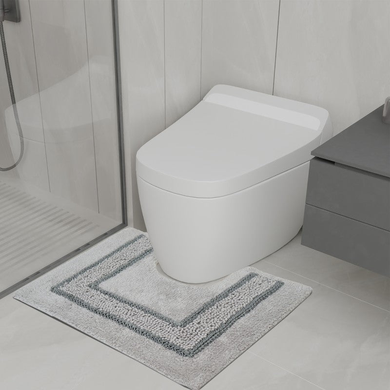 SpaStep Cotton Bath Mat (Grey) - Set of Two media 4