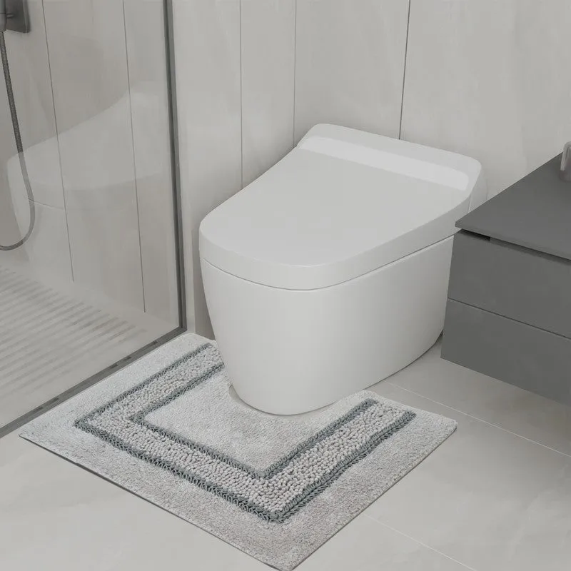 SpaStep Cotton Bath Mat (Grey) - Set of Two media 4