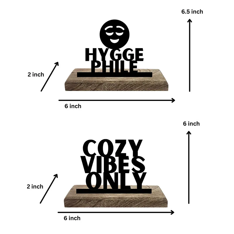 Hyggephile Showpiece - Set Of Two media 5
