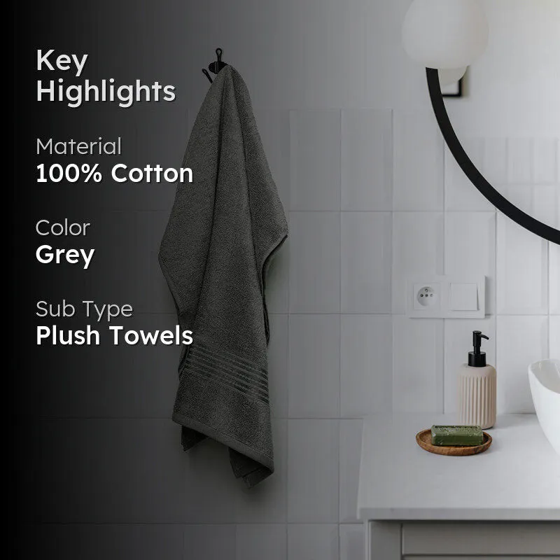 Micro Cotton LuxeDry Soothe Bath Towel - Grey media 2