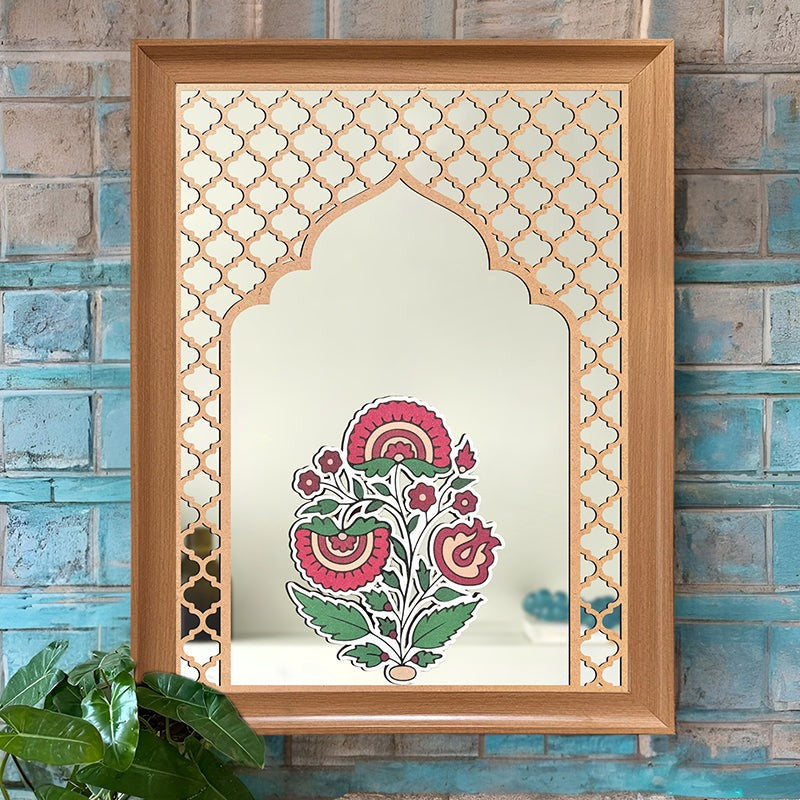 Persian Mahal Decorative Wall Mirror - Set Of Two media 4