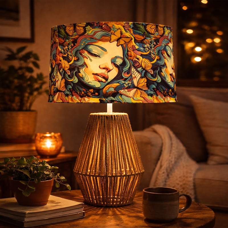 AbstractHer Metal Table Lamp
