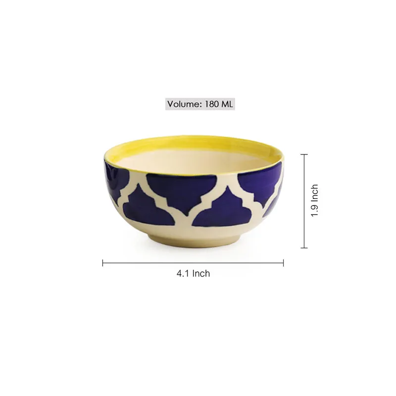 Moroccan Dream Serving Bowl (180 ML) - Set Of Six media 6