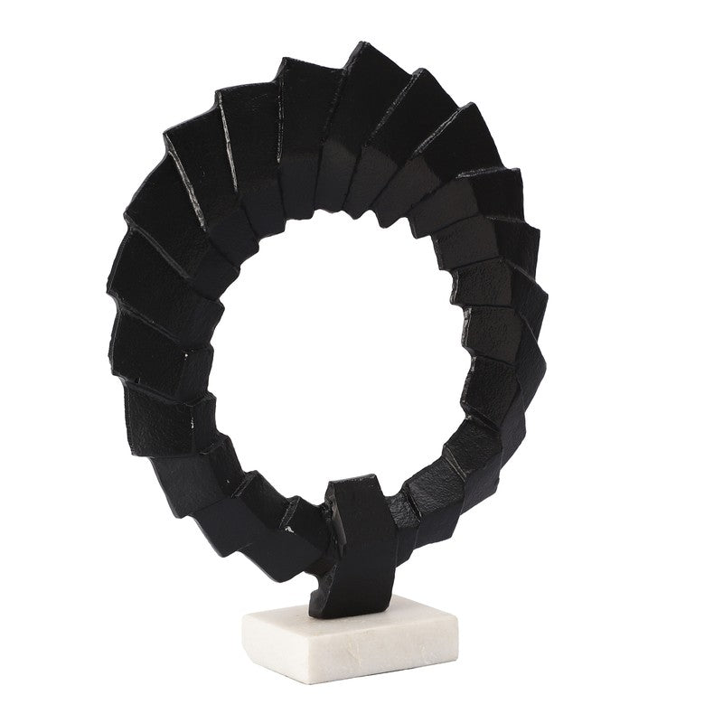 Shadow Wheel Aluminium Showpiece - Black media 4