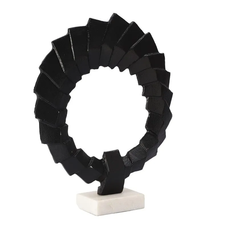Shadow Wheel Aluminium Showpiece - Black media 4