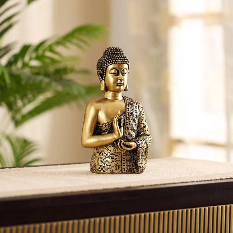 Ornate Serene Buddha Showpiece media 8